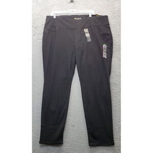 Lee Jeans Women Petite 30W Black Sculpting Bounces Back Slim Skinny Leg Mid Rise